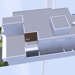 Perspectiva de Casa Moderna por Arquitetos - Vista Aérea